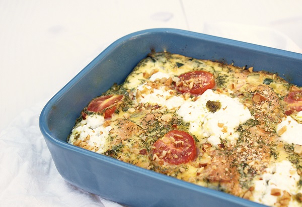 Fritatta recept zalm
