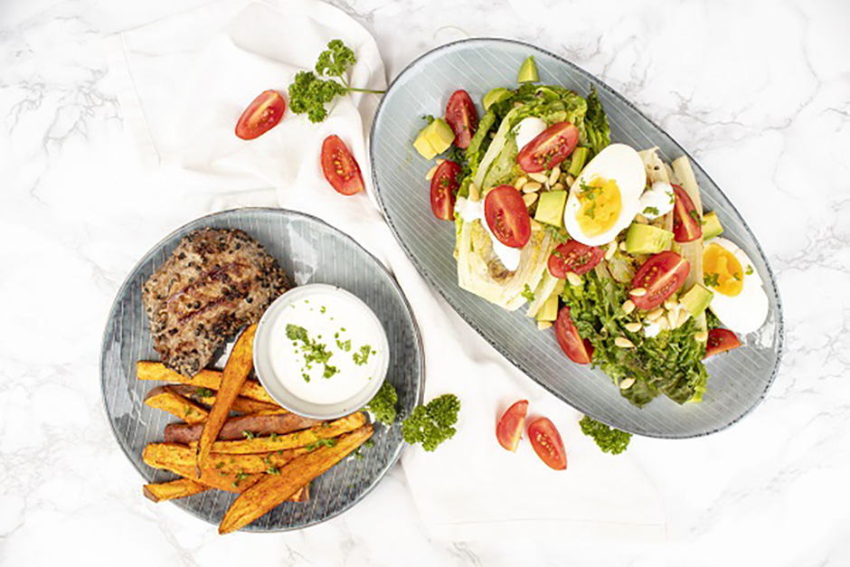 zoete aardappel friet