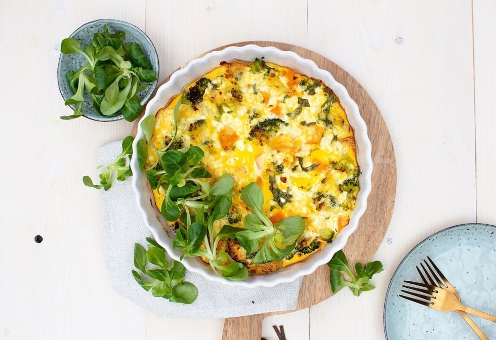 Frittata zoete aardappel