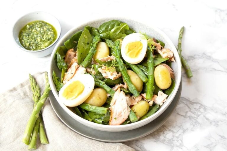Maaltijdsalade met zalm