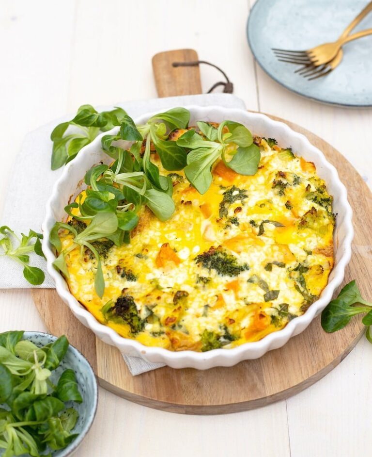 Zoete aardappel frittata