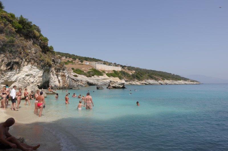 Porto Xigia Sulfur beach