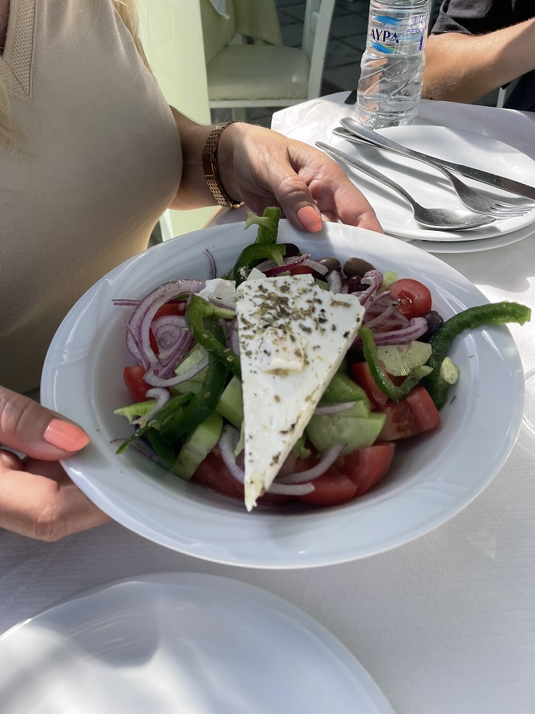 Griekse salade met feta